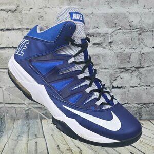 Nike Air Max Stutter Step Men’s Size 10 Blue White 599565-400 Basketball Shoes